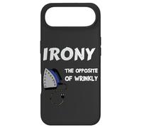 Irony The Opposite of Wrinkly Funny Satirical Case for iPhone Air