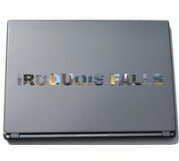 Iroquois Falls Laptop Sticker Laptop Skin 210 mm with sights