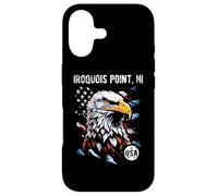 Iroquois Point HI Patriotic Eagle USA Flag Vintage Design Case for iPhone 17