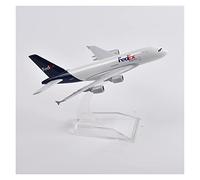 Irplane Model Plane Toy Plane Model 16cm FedEx A380 Plane Model Aircraft Diecast Metal 1/400 Scale Airplane Model