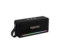IRRADIO IR-M5 Classic Portable Powerful Speaker Dual 50 mm Driver, Passive Subwoofer, 20 W Power, Balanced Sound, RGB LED Lighting, IPX7 Waterproof Grade, Function