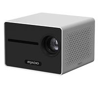 IRRADIO | Portable HD Video Projector 2500 Lumens Mirroring Function for Smartphones and Tablets, Projector with LCD Technology and LED Lighting, Black