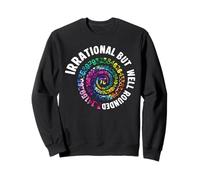 Irrational But Well Rounded Pi Day Math Teacher Mathematics Sweatshirt
