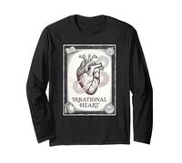 Irrational Heart Pi Day Vintage Anatomical Science Math Long Sleeve T-Shirt