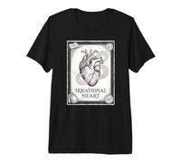 Irrational Heart Pi Day Vintage Anatomical Science Math Premium T-Shirt