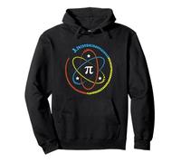 Irrational Number Pi Symbol Infinity Atom Physics Math Pullover Hoodie