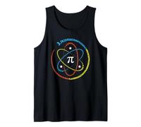 Irrational Number Pi Symbol Infinity Atom Physics Math Tank Top