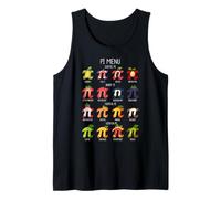Irrational Number Pi Symbol Infinity Fruity Math Tank Top