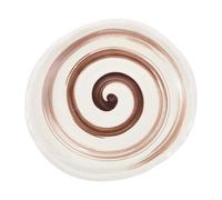 Irregular Ceramic Sushi Serving Plate White Japanese Style Snack Dish | Smooth Flat Base, Fade Resistant Finish, for Dried Fruit, Cheese Cubes, Home Dining Tables and Festivals