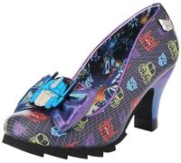 Irregular Choice 80s Baby Heels, Black Multi UK 6 (EUR 39)