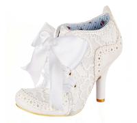 Irregular Choice Abigails Party White Lace High Heel (Ivory, UK Footwear Size System, Adult, Women, Numeric, Medium, 6.5)