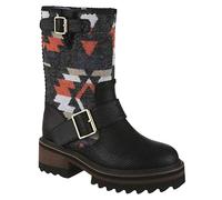 Irregular Choice Autumn Leaves Fashion Calf Boots, Q322, Black E, Eur 38 (UK 5)
