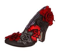 Irregular Choice Blooming Bouquet Floral Court Shoes (Black, UK Footwear Size System, Adult, Women, Numeric, Medium, 5)