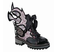 Irregular Choice Fyre Bug Boots, Black Multi, EUR 38 (UK 5)