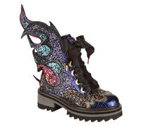 Irregular Choice Fyre Bug Boots, Purple Multi, EUR 38 (UK 5)