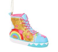 Irregular Choice It's Always Sunny Bauble, Blue Multi Ornament, Magical Shoe-Inspired Design