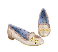 Irregular Choice Luv Ya Fabric/PU Off White 40