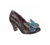 Irregular Choice Madam Mariposa Shoes Black