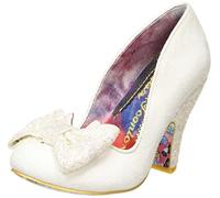Irregular Choice Nick of Time Fashion Shoe, Q122 Cream CB, EUR 36 (UK 3.5)