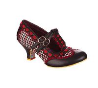 Irregular Choice Serendipity Shoes, Black/Bordo, EUR 41 (UK 7.5)