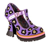 Irregular Choice SS23 Leopard Liasons Heels, Lavender UK 6 (EUR 39)