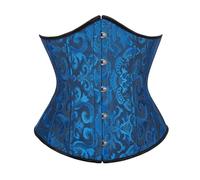 Irregular Choice White Bandeau Top Women S Boned Brocade Waist Training Underbust Corset Black Corset Lace Up Sexy Costumes Woman Dark Blue Xxl