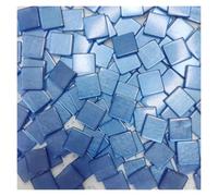 Irregular Crystal Mosaic Tiles 100pcs(Approx. 25g/0.88oz) 1cm/0.39in Square Resin Mosaic Tiles 0.2cm/0.08in Thickness DIY Colorful Crafts Materials(Color 7)