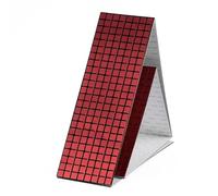 Irregular Crystal Mosaic Tiles Self-Adhesive Real Glass Craft Mini Square Mirrors Mosaic Tiles Stickers Bathroom DIY Handmade Craft Home Decoration Making(Red,10x10mm)