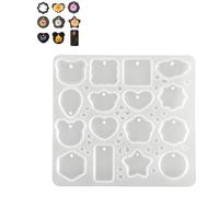 Irregular Earring Pendant Silicone Mold for Jewelry Making with Food Grade Materials and Unique Designs Irregular Earring Pendant Silicone Mold
