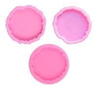 Irregular Edge Resin Molds Cup Mat Epoxy Casting Mold Round Tray for Party Home Table Decor Molding Resin
