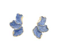 Irregular Flower Dangle Earrings Exaggerated Petal Post Ear Rings Fashionable Accessories Women Girls Earwear Jewelry Stylish Fashion Jewelry