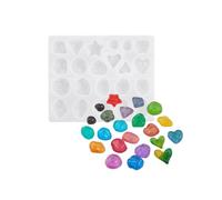 Irregular Gemstone Jewelry Pendant Silicone Mold Necklace Charm Resin Earring Necklace Accessory Mold