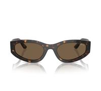Irregular Geometric Sunglasses with Dark Brown Lenses - female - VOGUE - Sunglasses - Brown - 54 MM - Accessories 54 MM