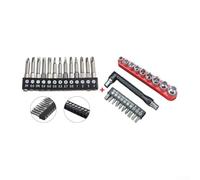 Irregular Geometry Screwdriver Bits with Magnetic L-Style Driver for Fine-Tuned Control in Tight Locations (A)