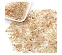 Irregular Gravel Beads Crystal Stones Irregular Gravel Healing Mineral for Specimen Collection Aquarium Home Decor DIY Crafts for Craft(Color-25,50g)