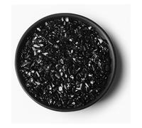 Irregular Gravel Beads Irregular Gravel Rose Quartzs Raw Minerals Stone Using for Home Decor Fish Tank Aquarium Decoration for Craft(NO.2 Obsidian,100g)