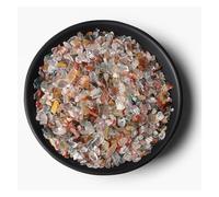 Irregular Gravel Beads Irregular Gravel Rose Quartzs Raw Minerals Stone Using for Home Decor Fish Tank Aquarium Decoration for Craft(NO.13 Mix Quartz,100g)