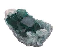 Irregular Green Fluorite Cluster Raw Rough Quartz Crystal for Collection Home Office Decor,140~200g Gemstone Stone
