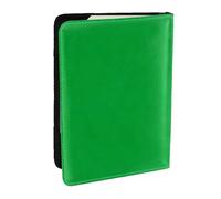 Irregular grid pattern Passport Holder for Travel - Passport Case for Men & Women Travel Document Organizer Credit Cards Case, Grass Green, One Size