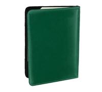 Irregular grid pattern Passport Holder for Travel - Passport Case for Men & Women Travel Document Organizer Credit Cards Case, Dark Green, One Size