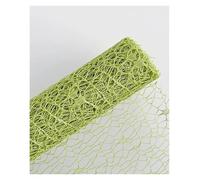 Irregular Hole Flower Wrapping Mesh | Breathable Floral Bouquet Net Wrap Paper, Fresh Flower Packaging Sheets for Florist & DIY Arrangements(11-fruit green)