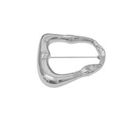 Irregular Hollow Geometric Brooch Pin Gold Lapel Pin for Women Men Fashion Metal Style Dress Suit Brooches Scarf Shawl Clip Accessory Minimalist Ladies Wedding Prom Dating Jewelry, 1, Metal, no