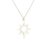 Irregular Hollow Hollow Star Necklace Leaf Electric Shock Grotesque Jewelry Jewelry