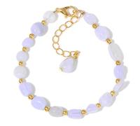 Irregular Lapis Lazuli Beads Bracelet Adjustable Natural Quartzs Stone Chain Bracelets For Women Men Handmade