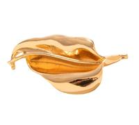 Irregular Leaf Shaped Brooch Delicate Suit Corsage Pin Signature Breast Milk Fashion Clothes Accessories Party Jewelry Social Gathering Pin