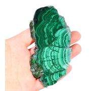 Irregular Malachite Polished Slices Rough Crystal Gemstones Stones for Tumbling, Rough Gemstone for Jewelry Making,400~500g