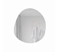Irregular Mirror, 40x40cm, Acrylic Wall Sticker, HD Realistic Imaging, Frameless Design, for Bedroom Living Room Dressing Table(36x40cm)