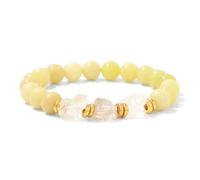 Irregular Natural Lapis Lazuli Quartzs Tiger Eye Gem Elastic Bangle