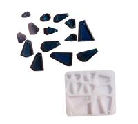 Irregular Pendant Mold Silicone Resin Casting Earring Making for Artistic Creations and Gifts Irregular Earring Resin Mold