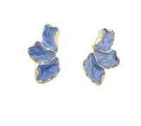 Irregular Petal Earrings for Women Colorful Statement Dangle Earrings Trendy Flower Earrings Jewelry Gift, Metal, No Gemstone